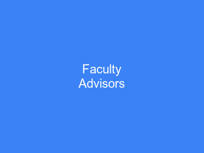 Faculty Advisors
